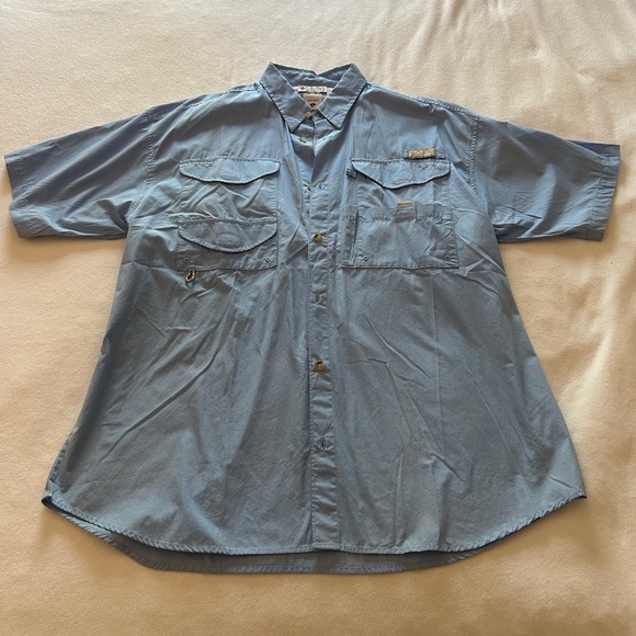 Columbia Men's PFG Bahama II Short Sleeve Utility Shirt, Size L - Picture 5 of 15